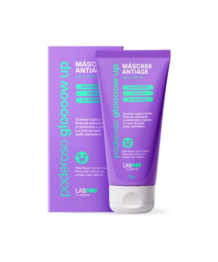 mascara facial poderoso glow up labpop 70 G mascara facial poderoso glow up labpop 70 G