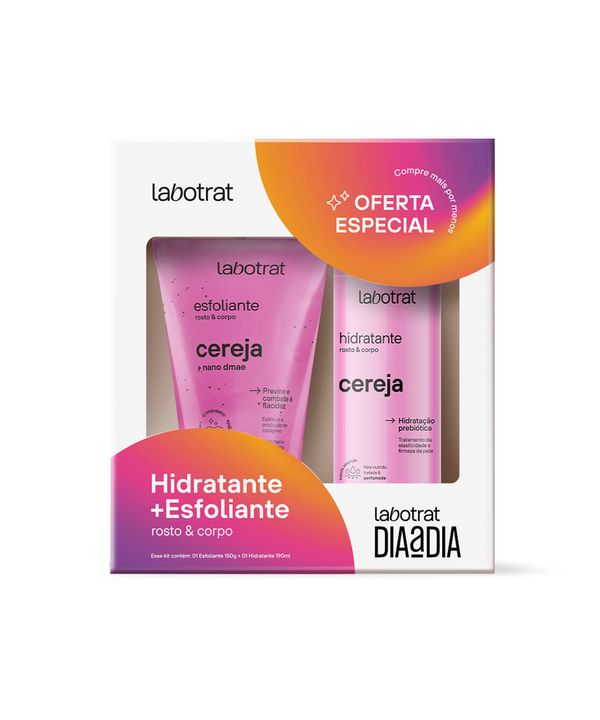 kit esfoliante e hidratante labotrat dia a dia cereja UNICO
