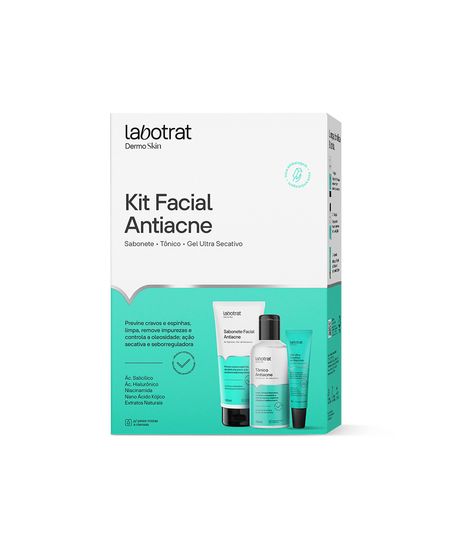 kit facial antiacne dermo skin labotrat UNICO kit facial antiacne dermo skin labotrat UNICO