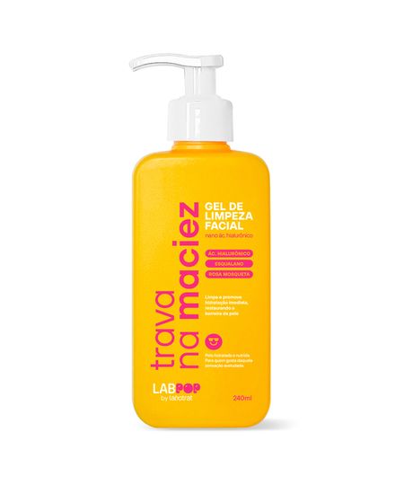 gel de limpeza facial trava na maciez labpop 240 ML gel de limpeza facial trava na maciez labpop 240 ML