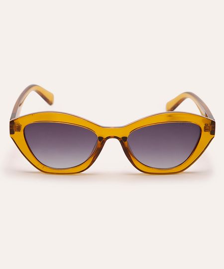 óculos de sol gatinho triton amarelo UNICO
