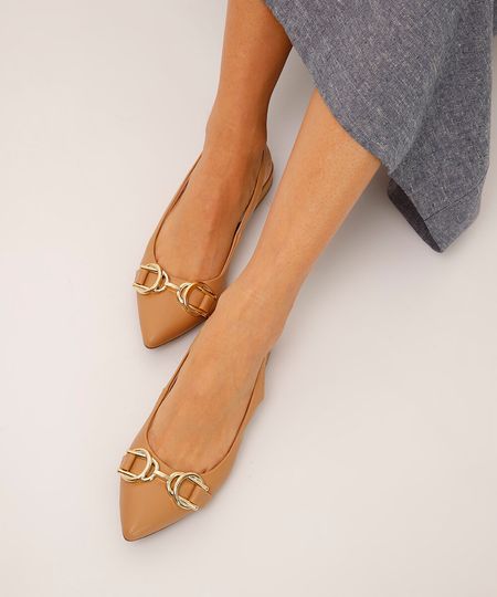 sapatilha com fivela oneself bege 37 sapatilha com fivela oneself bege 37