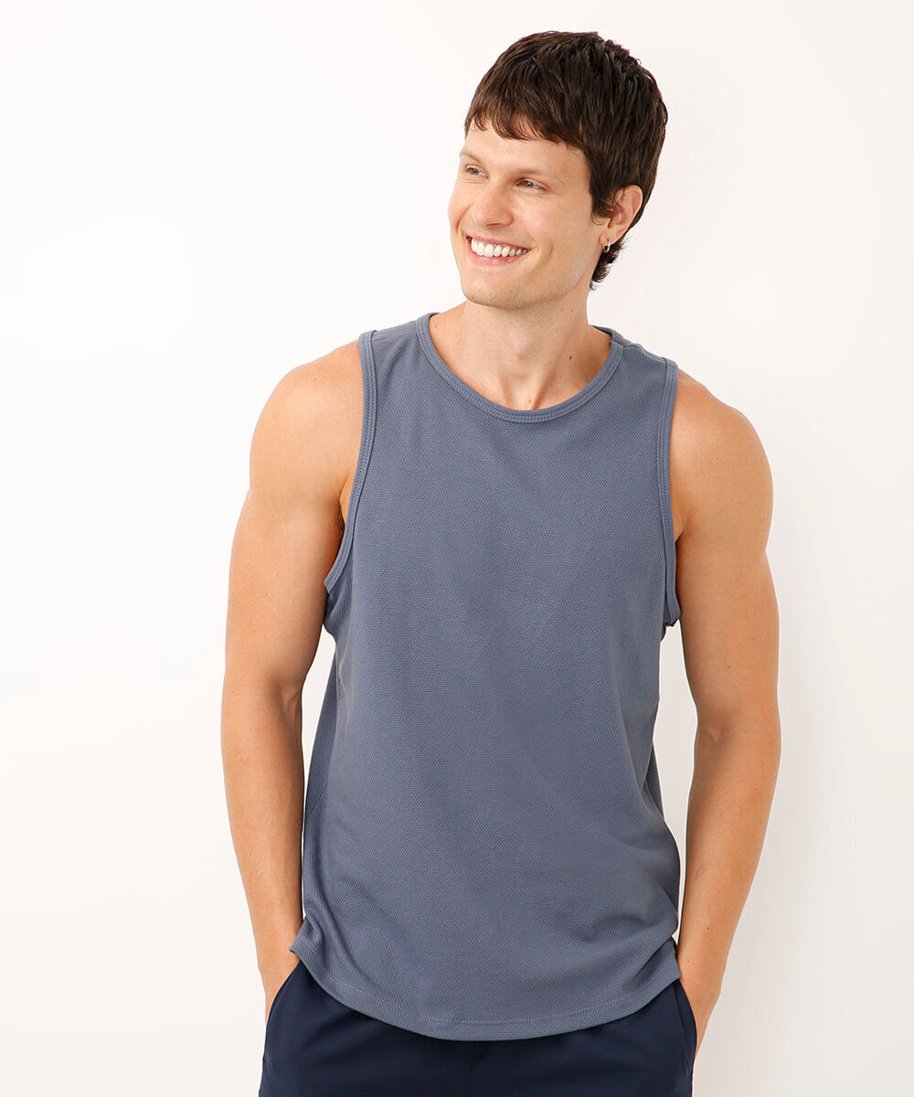 regata esportiva ace texturizada azul