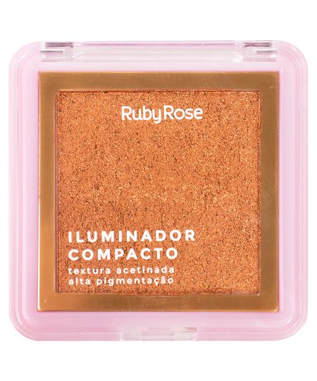 iluminador ruby rose compacto hl90 dourado UNICO iluminador ruby rose compacto hl90 dourado UNICO