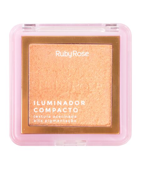 iluminador ruby rose compacto hl50 dourado UNICO iluminador ruby rose compacto hl50 dourado UNICO