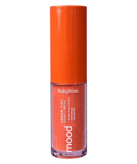 batom ruby rose cream tint mood rust c60 laranja UNICO