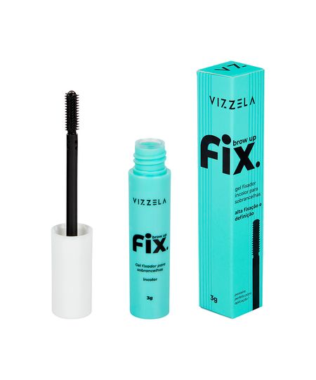 fixador de sobrancelhas vizzela brow up fix 3g transparente UNICO fixador de sobrancelhas vizzela brow up fix 3g transparente UNICO