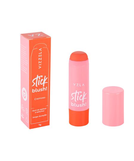 blush stick vizzela cor 02 7g laranja UNICO blush stick vizzela cor 02 7g laranja UNICO