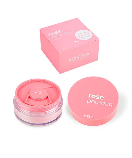 pó solto rose powder vizzela 10g rosa UNICO pó solto rose powder vizzela 10g rosa UNICO