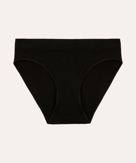 calcinha canelada infantil preta M calcinha canelada infantil preta M