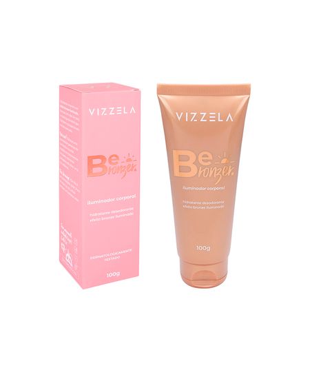 iluminador corporal be bronzer vizzela 100g UNICO iluminador corporal be bronzer vizzela 100g UNICO