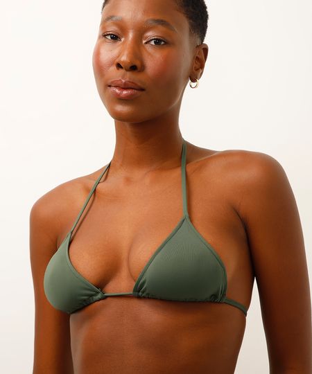 biquíni top cortininha bojo removível proteção uv verde G biquíni top cortininha bojo removível proteção uv verde G