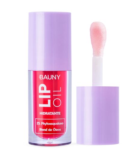gloss bauny lip oil cereja vermelho UNICO