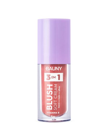 blush bauny líquido soft cream sunny rosa UNICO blush bauny líquido soft cream sunny rosa UNICO