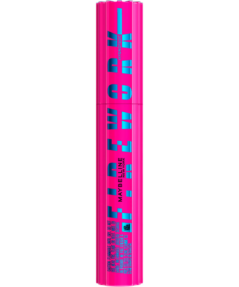 máscara de cílios maybelline lash sensational firework à prova d água 36g preta