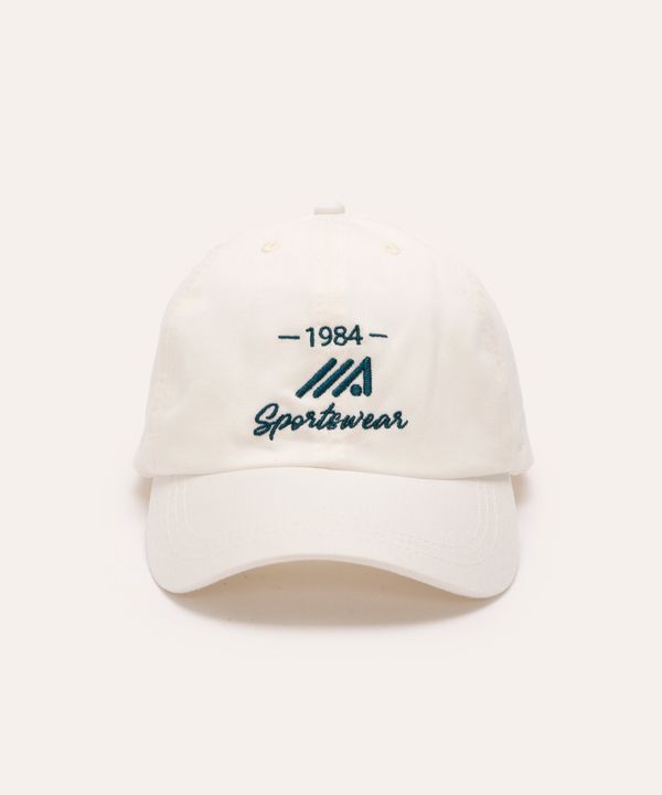 boné de sarja aba curva esportivo off white UNICO
