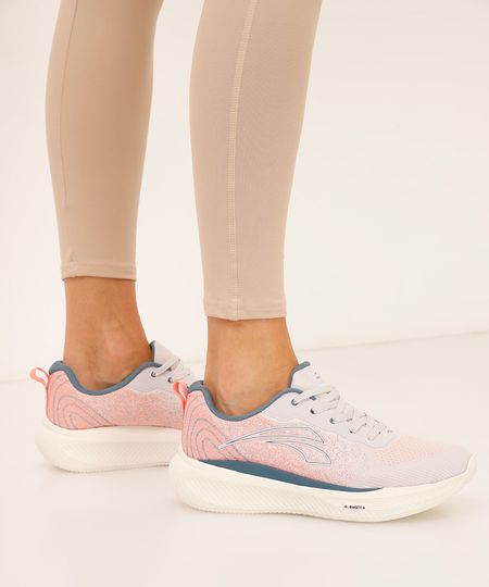 tênis esportivo kolosh com recortes rosa 34
