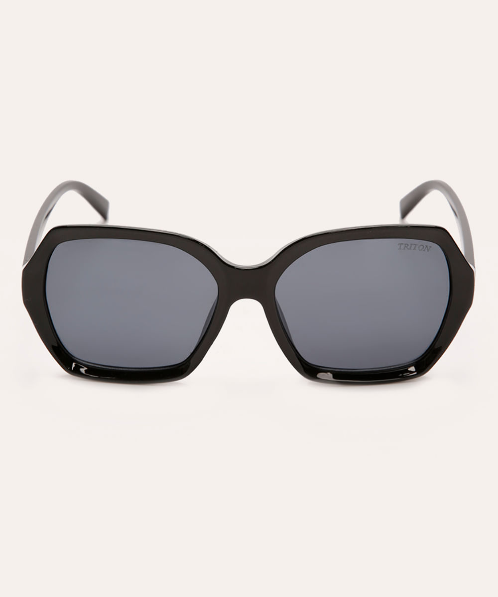 óculos de sol quadrado triton preto