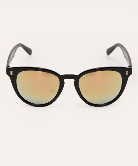 óculos de sol oval preto UNICO óculos de sol oval preto UNICO