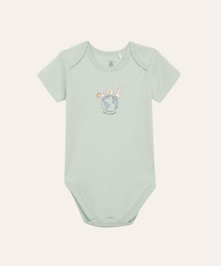 body de algodão infantil amigos do planeta verde 0-3 body de algodão infantil amigos do planeta verde 0-3