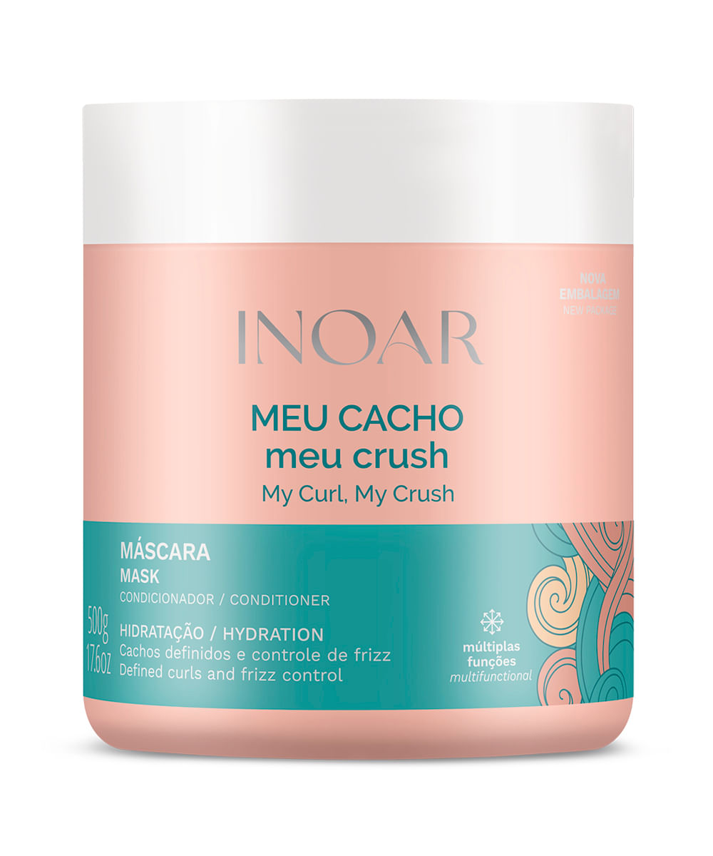 máscara inoar meu cacho meu crush - transparent