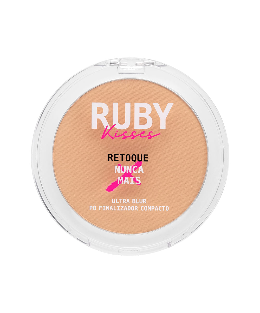 pó finalizador compacto ruby kisses retoque nunca mais fair