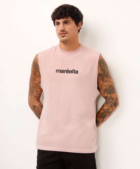 regata machão de algodão maréalta - rosa PP