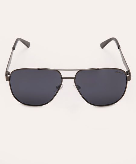 óculos de sol aviador triton cinza UNICO