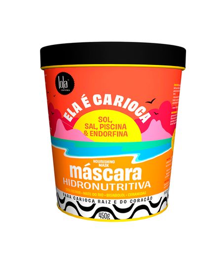 máscara lola hidronutritiva ela carioca 450g 450 G máscara lola hidronutritiva ela carioca 450g 450 G