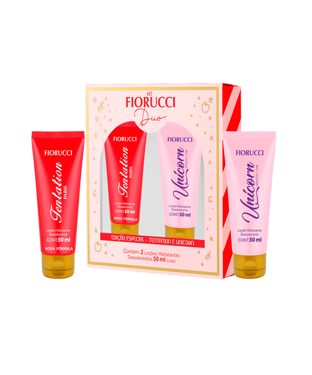 kit duo fiorucci unicorn e tentation