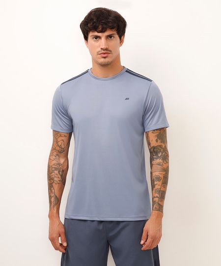 camiseta com listras ace azul P