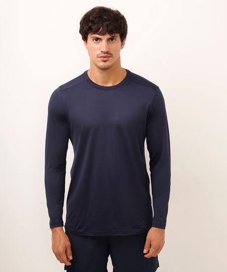 camiseta esportiva ace com proteção uv azul G