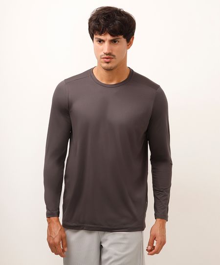camiseta esportiva ace com proteção uv cinza P camiseta esportiva ace com proteção uv cinza P