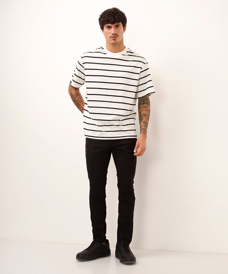 calça de sarja skinny stretch preto 36 calça de sarja skinny stretch preto 36