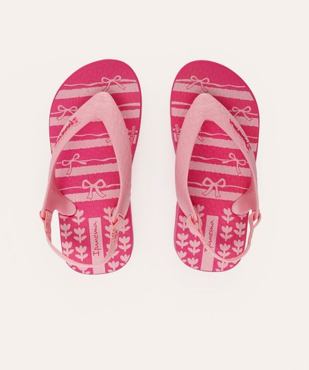 chinelo infantil classic baby rosa 19