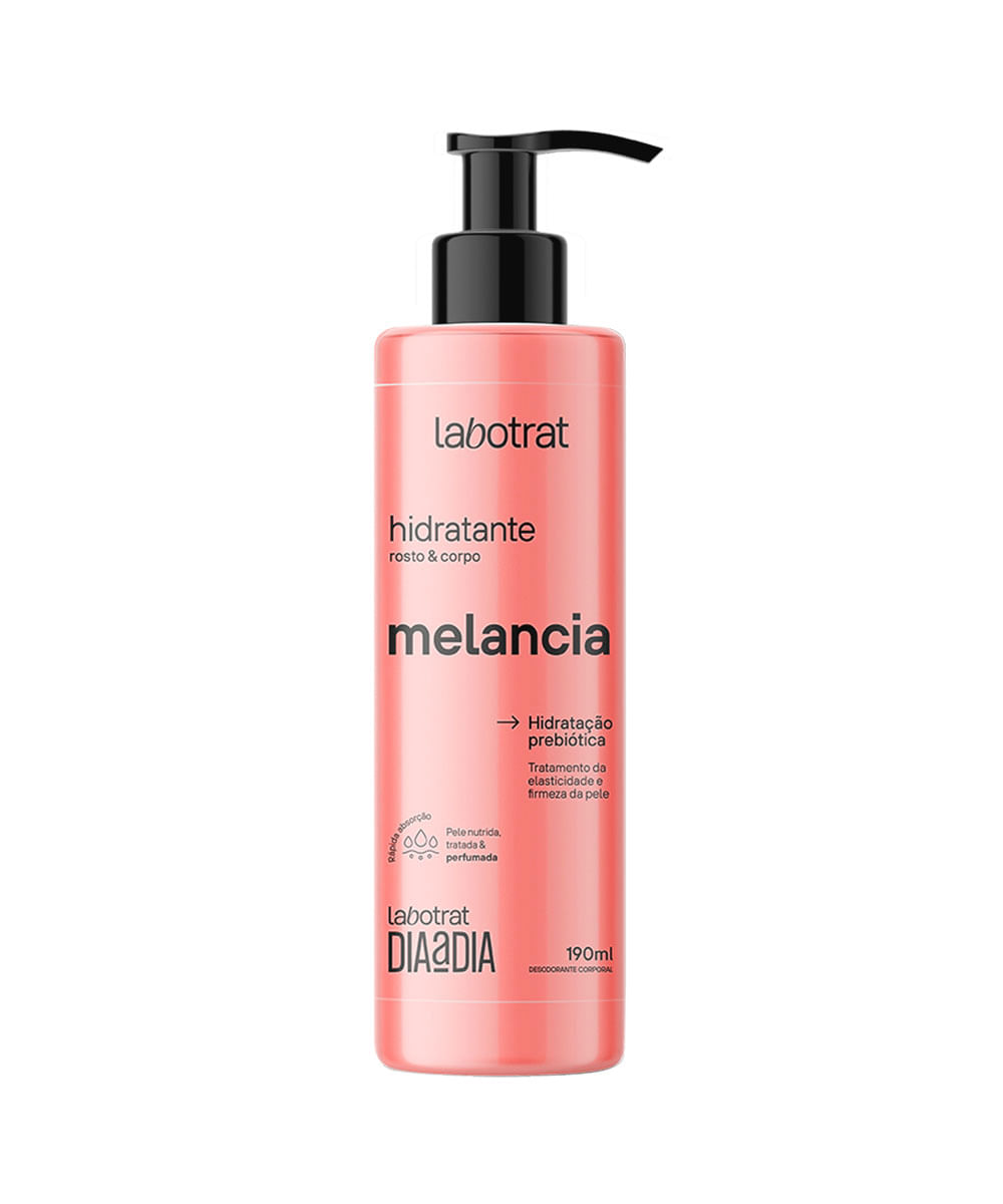 hidratante labotrat melancia dia a dia 190ml - transparent