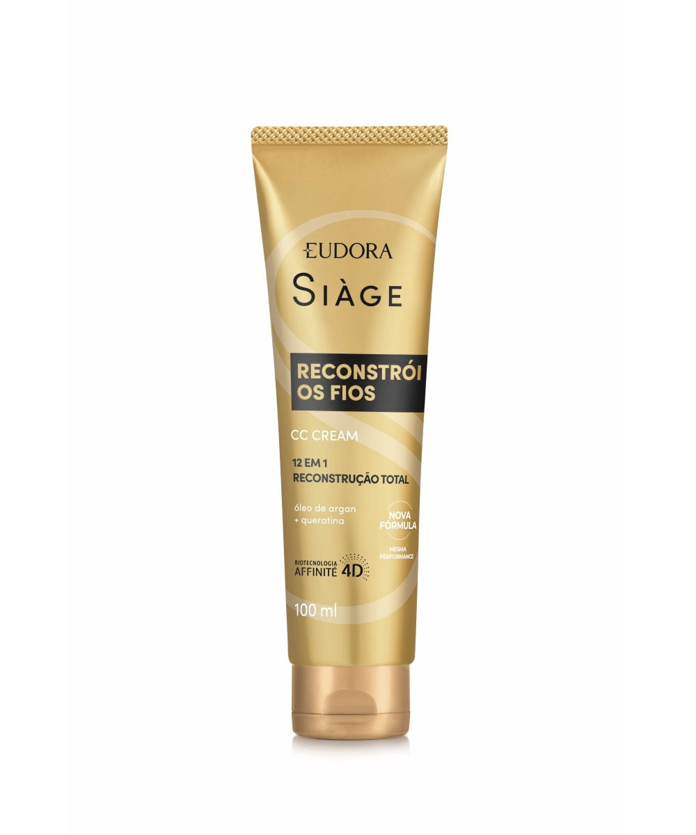 finalizador eudora siàge cc cream reconstrói os fios 100ml