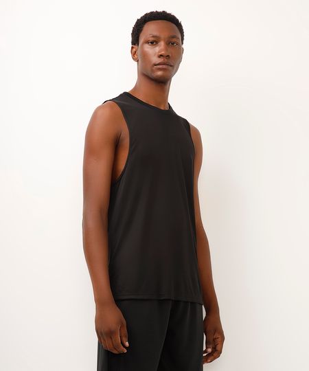 regata machão esportiva ace muscle fit preta M regata machão esportiva ace muscle fit preta M