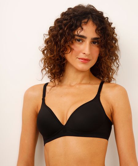 sutiã meia taça delrio preto 40 sutiã meia taça delrio preto 40