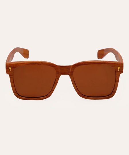 óculos de sol quadrado unissex marrom UNICO óculos de sol quadrado unissex marrom UNICO