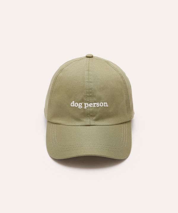 boné de sarja aba curva dog person verde UNICO