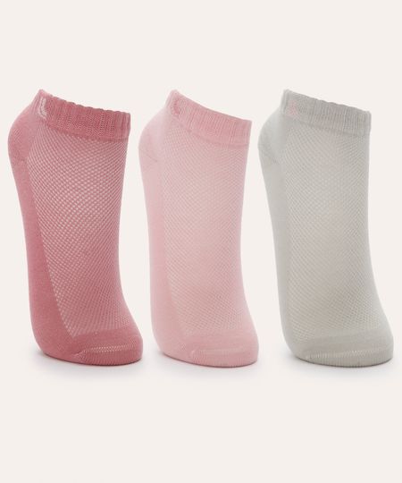 kit de 3 meias soquete infantil lupo colorido 30-36 kit de 3 meias soquete infantil lupo colorido 30-36