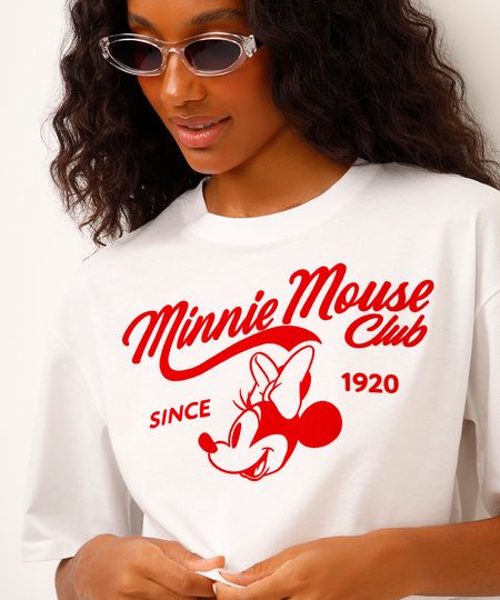 cropped de algodão minnie off white GG cropped de algodão minnie off white GG