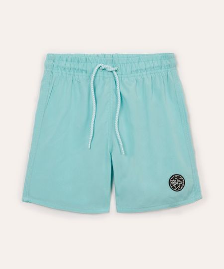 short boardshort infantil cós com elástico e cordão verde 4 short boardshort infantil cós com elástico e cordão verde 4