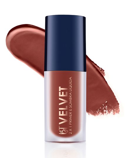 sombra líquida 2 em 1 bruna tavares velvet toffee marrom UNICO sombra líquida 2 em 1 bruna tavares velvet toffee marrom UNICO