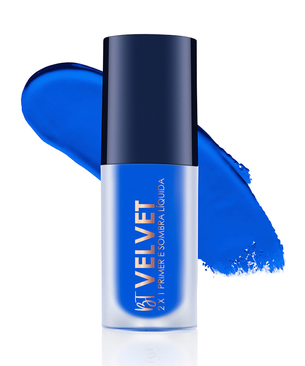 sombra líquida 2 em 1 bruna tavares velvet royal azul