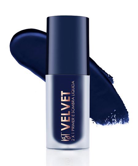 sombra líquida 2 em 1 bruna tavares velvet navy azul UNICO