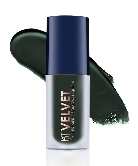 sombra líquida 2 em 1 bruna tavares velvet khaki verde UNICO