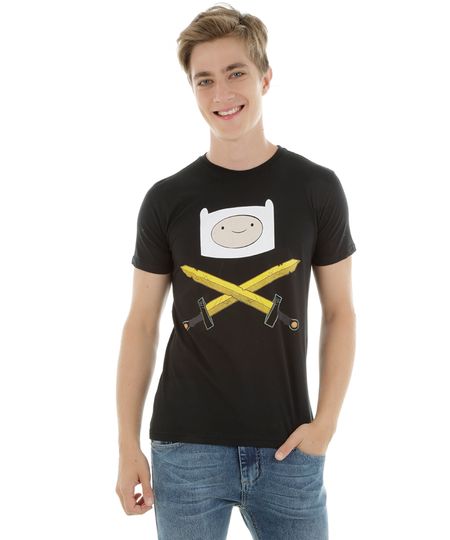 Camiseta-Hora-de-Aventura-Preta-8221274-Preto_1 Camiseta-Hora-de-Aventura-Preta-8221274-Preto_1