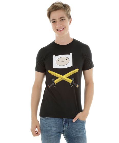Camiseta-Hora-de-Aventura-Preta-8221274-Preto_1